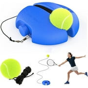 Tennis Trainer Rebound Ball with 2 String Balls, Solo Tennis Training Equipment for Self-Pracitce, Portable Tennis Training Tool, Tennis Rebounder Kit,Suitable for Beginners Sport Exercise