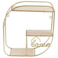 thumbnail image 6 of Storage Rack Decorative Wood Iron Shelf Organizer Creativity Stylish Household Supplies, 6 of 8