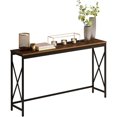 thumbnail image 2 of Credenza Recibidor para Sala o Recámara con Amplia Superficie de 140x30 cm. Estante Organizador . Recibidor Moderno. Mesa Decorativa para Sala de Madera . Mueble para TV, 2 of 4