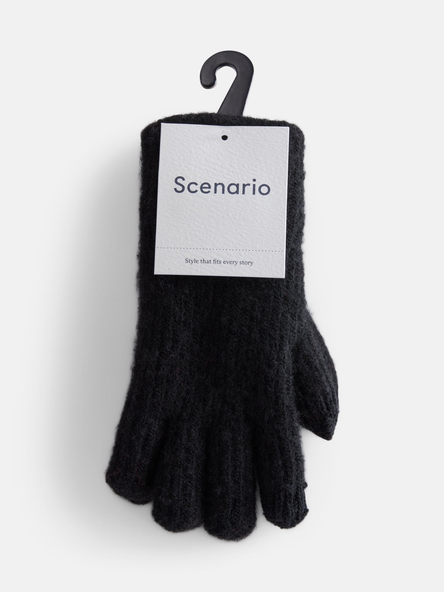 Scenario Women's Lined Gloves, Black Soot
