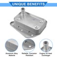 thumbnail image 4 of Engine Oil Cooler Kit Compatible for Dodge Sprinter 3500 Aluminum Alloy Silver Tone with O-ring Seals, 4 of 6