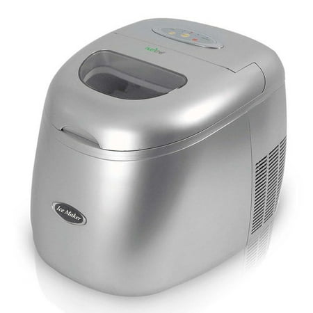 Nutrichef Ice Maker, Countertop Ice Cube Making Machine (3 Sizes of Ice Cubes)