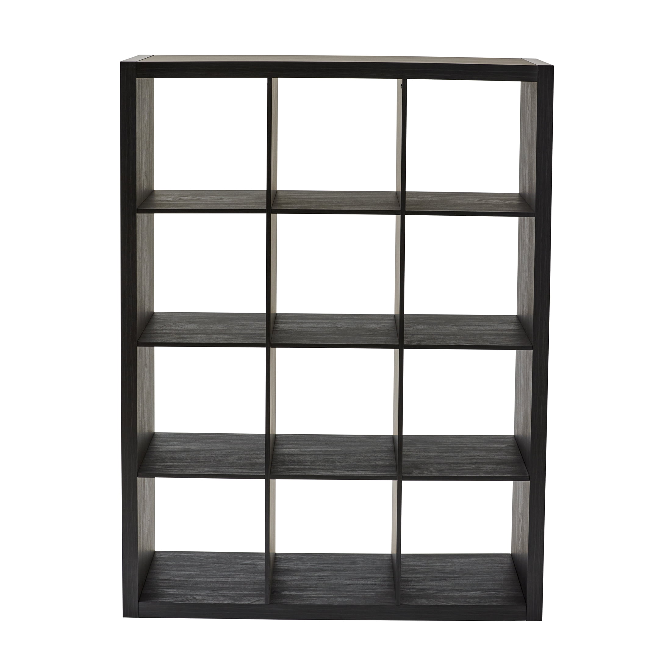 Better Homes & Gardens 12 Cube Storage Organizer, Charcoal