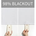 thumbnail image 6 of 2 Pack: Kate Aurora Hotel Chic Blackout Grommet Top Window Curtains - Assorted Colors, 6 of 6