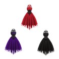 thumbnail image 3 of pitrice Polyester Femmes Robe Dentelle Exquise Remplacement Adultes Enfants Taille Haute à la Mode Filles Dames Parti Robes Noir XXXL, 3 of 6