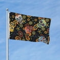 thumbnail image 2 of Mexican Skull Paisley Flag 3X5 Ft Garden Yard House Flags Banner Sign Outdoor Indoor Party Home Garden Decoration, 2 of 6