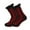 Red, variant on Kaemgyyd per Socks for Women Sherpa Lined Non Fuzzy Winter Warm Sock Comfy Soft Thick Fleece Crew Socks
