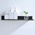 thumbnail image 2 of 2X Estante Flotante de Pared Negro para Cocina, BañO, Estante de Almacenamiento, Espejo, Estantes de Esquina de Ducha de Metal, Armario Organizador, Hogar B, 2 of 5