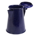 thumbnail image 5 of 2X 1.2L Enamel Coffee Pot Hand Tea Water Kettle Teapot  Decor Starry  Blue Teapot Cafe Tools, 5 of 8