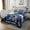 Navy Blue Gray, variant on Erosebridal Football Coverlet Set Twin Size Dallas Bedspread American Football Gifts for Football Fans Women Men Football City Quilted Coverlet Rugby Sports Quilted