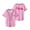 Pink, variant on Atliens Merch Baseball Jersey Shirt Merch Women Men Fashion Casual Short Sleeve Streetwear