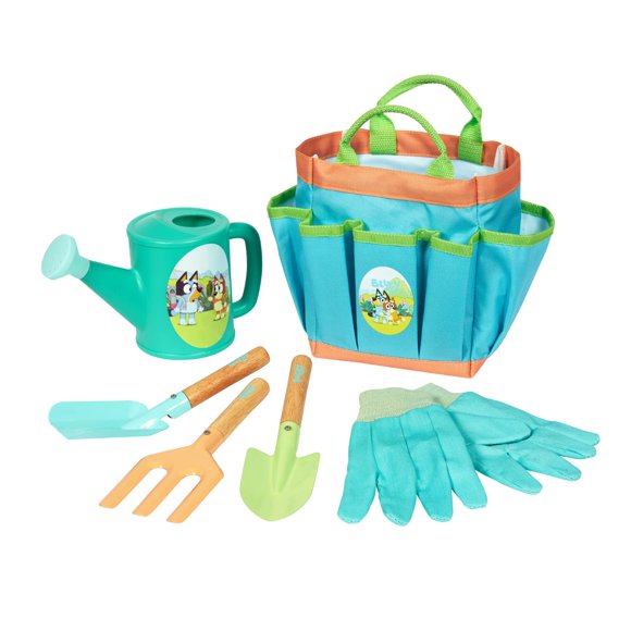 Set de jardinería para niños pequeños BLUEY Kids con regadera y guantes