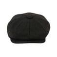 thumbnail image 6 of Men's Herringbone Wool Blend Tweed Newsboy Ivy Cap Snap Brim Gatsby Hat, 6 of 10
