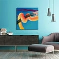 thumbnail image 3 of Idea4wall Modern Canvas Wall Art Abstract Painting Canvas Prints for Home Wall Decor, 12"x12", 3 of 5