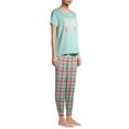 thumbnail image 4 of Secret Treasures Women's and Women's Plus T-Shirt and Joggers, 2-Piece Pajama Set, 4 of 6