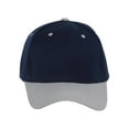 thumbnail image 2 of Two-Tone   Adjustable Baseball Cap, Navy Silver, 2 of 4