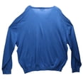 thumbnail image 2 of Aqua Toscano Pull-Over Col en V pour Hommes French Blue - 2 X, 2 of 2