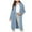 Blue coat for women, variant on jtjvou Fall Winter Long Wool Blend Coat Lapel Loose Fit Stylish Casual Outerwear Comfortable Cardigan for Daily Wear and Office Use Pink XL