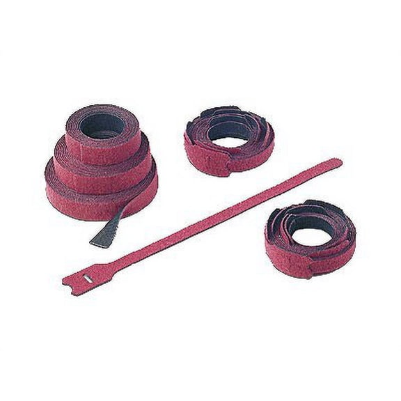 Cable Tie, 8 in L, 1.90 in Max Bundle Dia., Red, Nylon, 40 lb Strength, 10 PK HLTP2I-X12