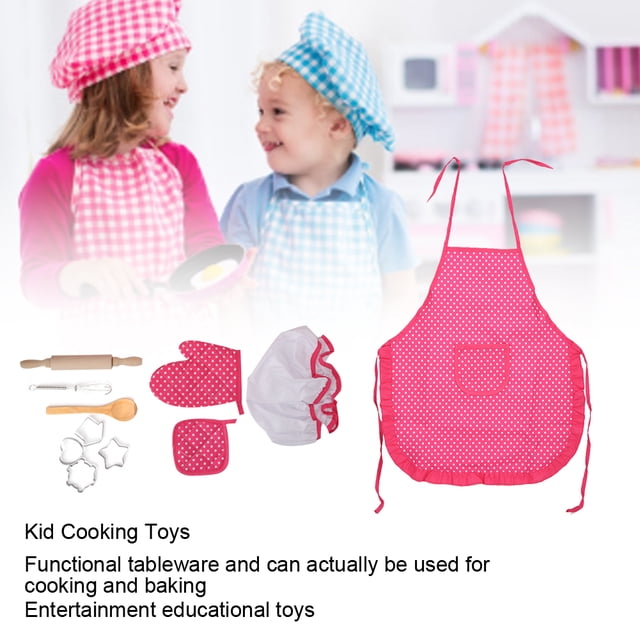 Wchiuoe DIY Kid Cooking Set, Cooking Toys Learn About Cooking For Children