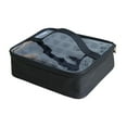 thumbnail image 2 of Dualoai Nail Polish Carrying Case Holds 30 Bottles Visible Lid Nail Polish Organizer Black, 2 of 9