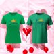 thumbnail image 3 of Playera En Duo Para Parejas De Queen y King 14 De Febrero San Valentin Color Verde Talla Grande Marca Emil SaEs, 3 of 4