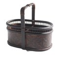 thumbnail image 1 of Caja de almacenamiento de juego de té de cesta de almacenamiento de tejido de bambú de estilo chino C LingWen 8390605165665, 1 of 1