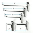thumbnail image 2 of SSWBasics Gridwall Accessories Set - 25 Assorted Gridwall Hooks  5 Each of 2"  4"  6"  8"  10" Sizes - Durable Metal Grid Wall Accessory for Retail Displays and Storage Solutions, 2 of 4