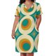 thumbnail image 3 of Vestido holgado con bolsillos y estilo moderno de mediados de siglo, ropa de verano, ropa de playa, vestido de verano para mujer 2025, 3 of 7