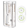 thumbnail image 1 of Acrylic Rotatable Necklace Holder, Necklace Bracelet Desktop Organizer with 24 Rotation Hooks, Transparent Hanging Jewelry Tower, Dust-Proof Necklace Display Rack for Necklaces, Earrings, Rings, 1 of 8