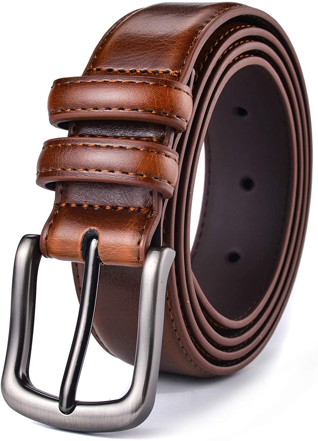 mens tan leather dress belt