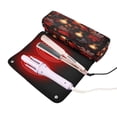 thumbnail image 2 of Hair Tools Travel Bag Heat-Resistant Curling Iron Organizer Bag with Detachable Heatproof Mat Travel Storage Case Light Bulbs and Maple Leaves, 2 of 8