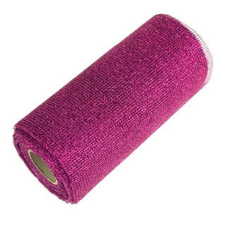 Glitter Confetti Mesh Roll, 6-Inch, 10-Yard Purple