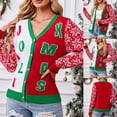 thumbnail image 2 of Zhanying Knit Sweater Knit Cold Weather Christmas Outfit Plus Size Festive Holiday Pullover Sweater, 2 of 7