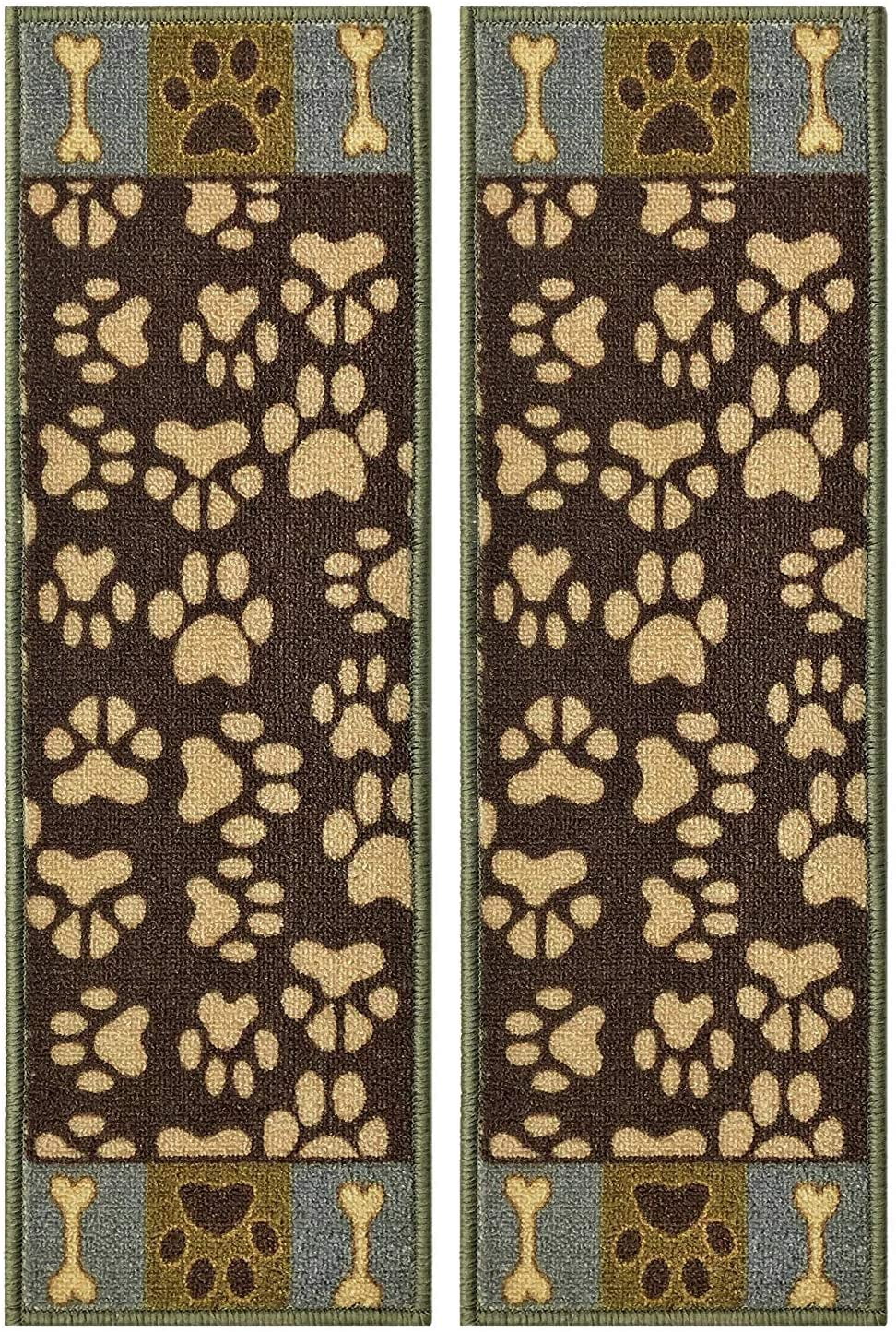 Stair Treads Skid Slip Resistant Backing Indoor Carpet Stair Treads Pet