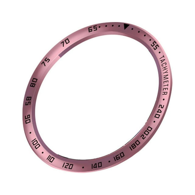 GUANGHONG Compatible avec samsung Galaxy Watch 4 Cadre Adhésif 40mm Anneau Couverture Anti-Rayures Acier Inoxydable