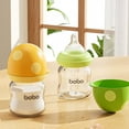 thumbnail image 3 of YOHKOH Glass Baby Bottles,Slow Flow Nipple,for Newborns,Green,4 oz,4pk, 3 of 8
