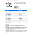 thumbnail image 2 of Front Control Arm and Bushing Kit - Compatible with 2003 - 2008 BMW Z4 2004 2005 2006 2007, 2 of 2