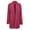 Hot Pink, variant on ICHUANYI Women’s Coat Solid Long Sleeve Stand Collar Cardigan Long Open Front Outwear Overcoat Fall Winter Trendy Clothes Outfits 2023