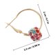 thumbnail image 2 of TABLETREANDS 1Par Aretes Colgantes Dorados Con De De Suerte Para Mujer Uso Diario, 2 of 7