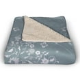 thumbnail image 3 of Creative Products Blue Persian Pattern 50x60 Sherpa Fleece Blanket, 3 of 3