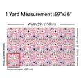 thumbnail image 3 of Manfei Pop Music Theme Fabric by the Yard (1 Yard), Pink Girls Guitar Decorative Fabric by the Yard, Disco Ball Musical Notes DIY Fabric, 3 of 6