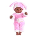 thumbnail image 2 of Lindas muñecas africanas realistas, muñeca recién nacida con vestido de conejo que parece real Likrtyny Para estrenar, 2 of 5