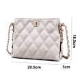 thumbnail image 2 of Bolsos bandolera pequeños para mujer, carteras de piel a la moda, bolsos ligeros, color blanco, 2 of 6