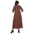 thumbnail image 4 of Moomaya Kurtis Imprimés à Fente Frontale en Ligne A pour Femmes, Manches Courtes, Kurta d'Été, 4 of 5