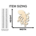 thumbnail image 2 of Unfinished Wood Octopus Shape - Craft - up to 46" DIY 20" / 1/2", 2 of 3