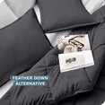 thumbnail image 4 of Down Alternative Comforter Set - 3-Pieces - All Seasons - Queen, Forged Iron Gray, 4 of 8