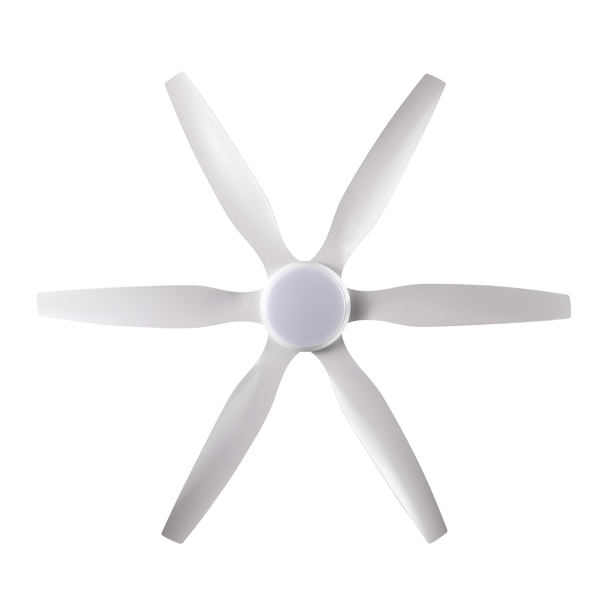 BOFANG Large Room 56 inch White Patio Living Room Bedroom Ceiling Fan