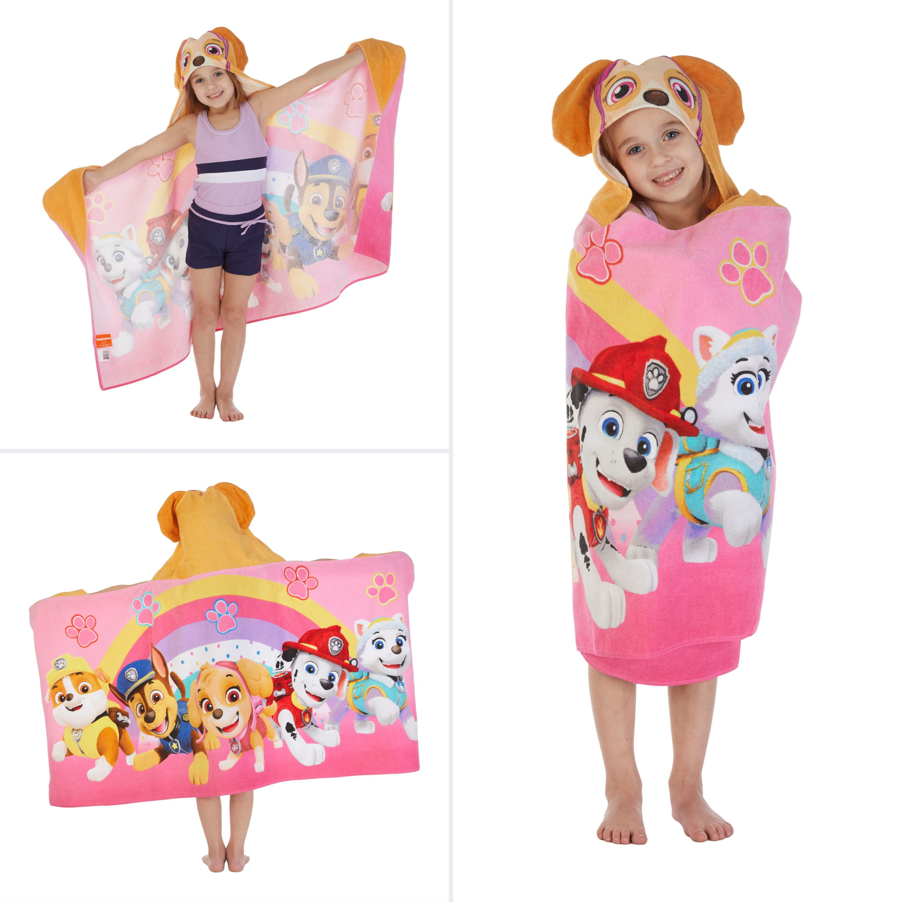PAW Patrol Skye Kids Cotton Hooded Towel