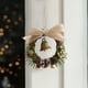 thumbnail image 4 of Adornos navideños, 1 colgante navideño con forma de campana y flor para puerta, con forma de piña y piña, para decorar el árbol de Navidad., 4 of 6